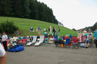 Zweites Open Air Kino beim Schulhaus Au